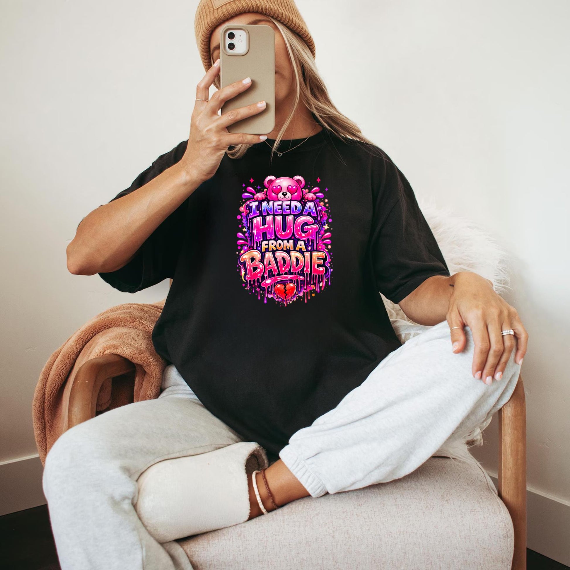 Funny I Need a Hug from a Baddie T-Shirt