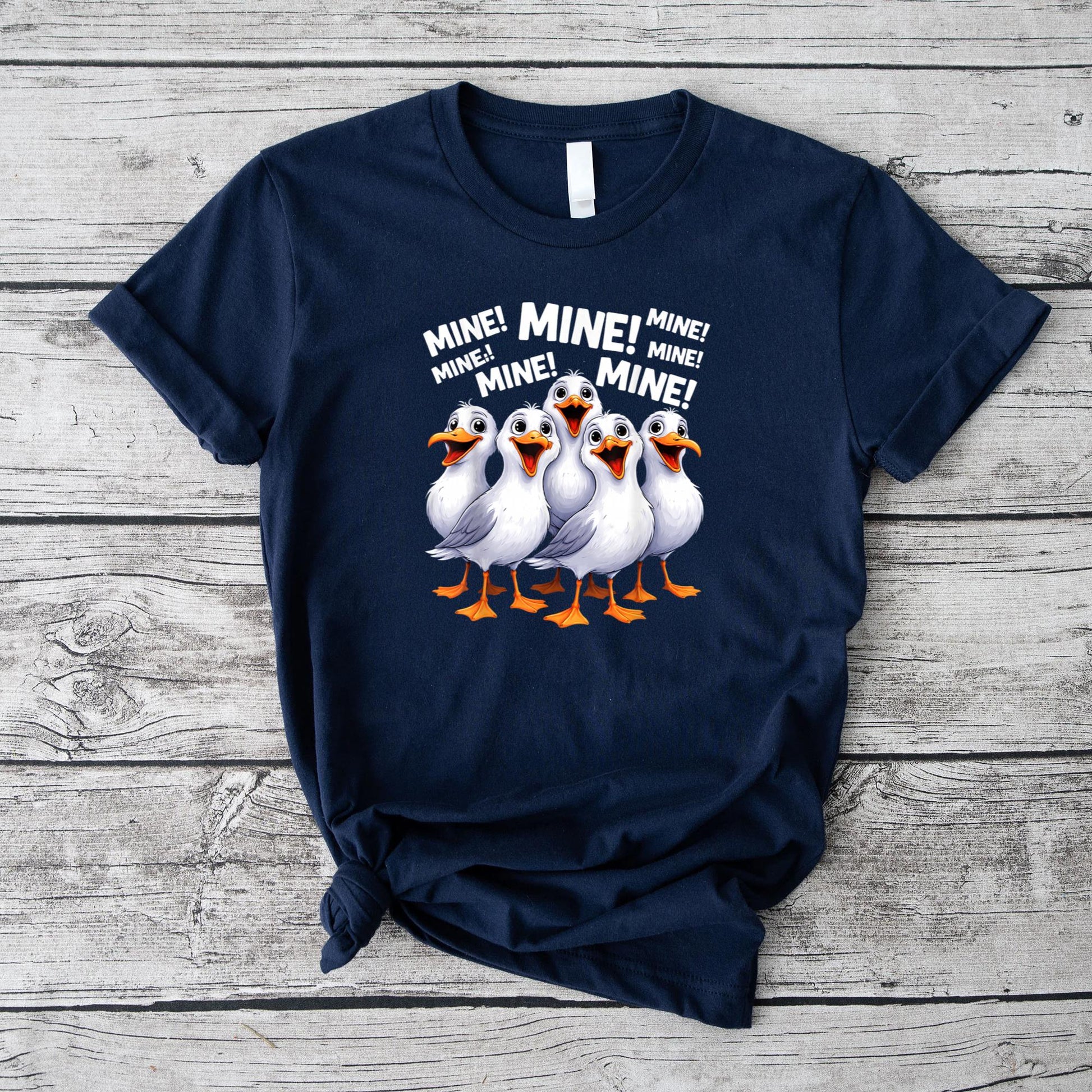 Funny Seagull Bird Outfit for Women Men T-Shirt